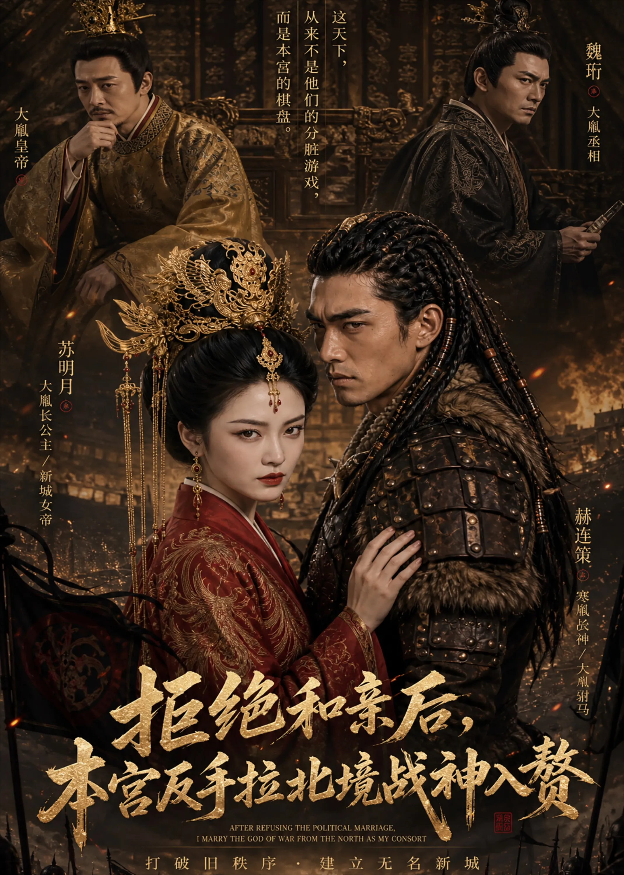 拒绝和亲后，本宫反手拉北境战神入赘